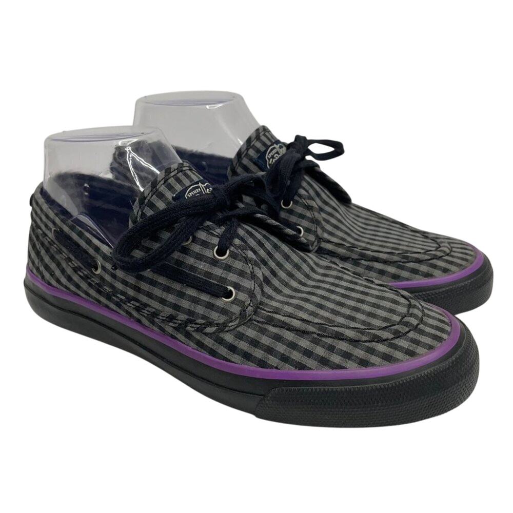 Sperry Top Sider Gingham Check Boat Shoes Women’s Size 8M